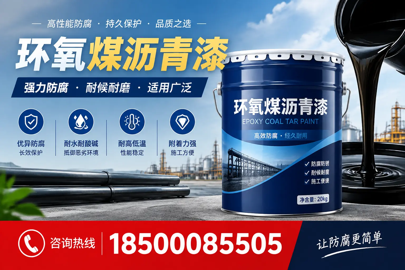 环氧煤沥青漆在不同气候条件下的表现分析，株洲适用性