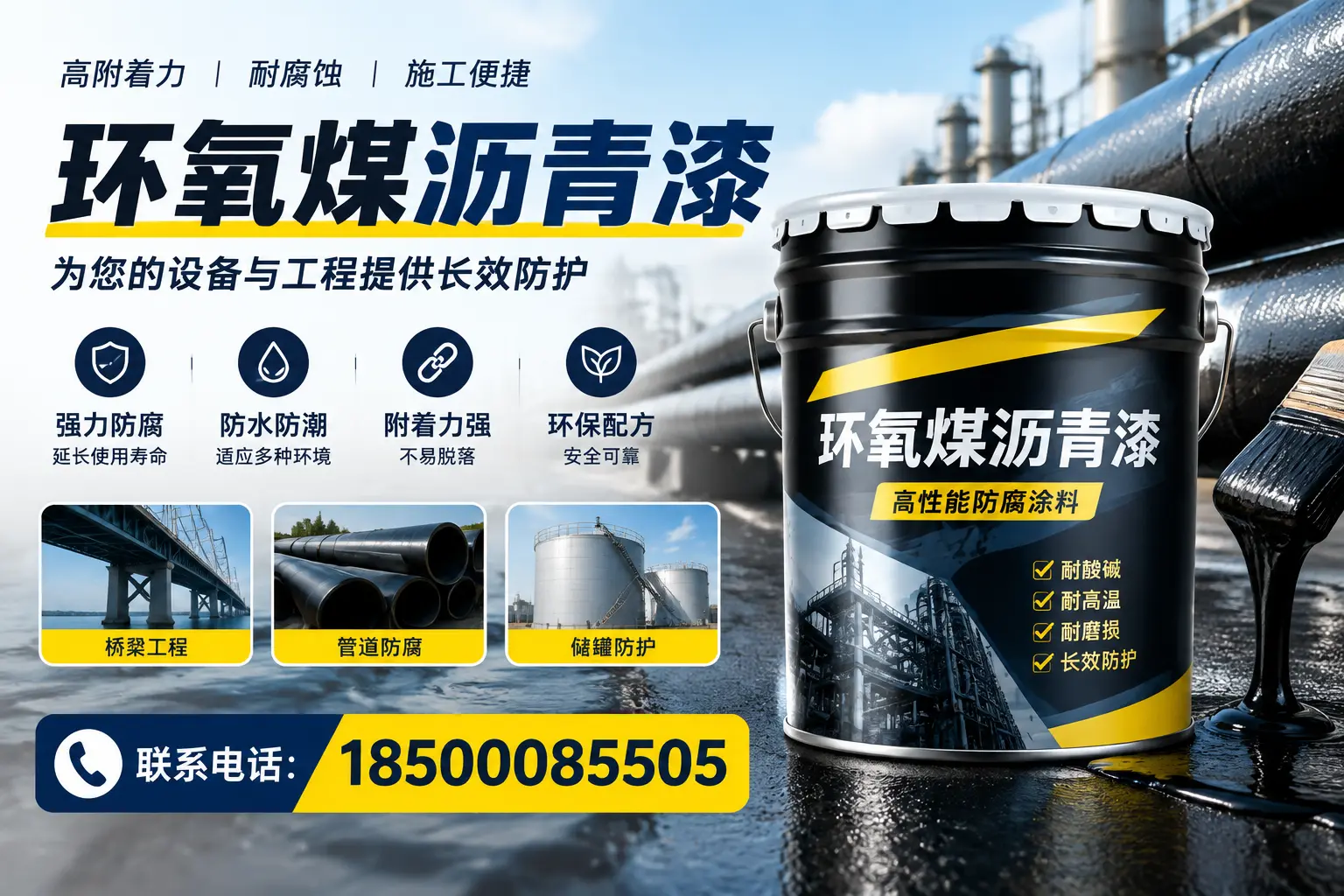 环氧煤沥青漆与其他涂料的对比分析，助力株洲企业决策